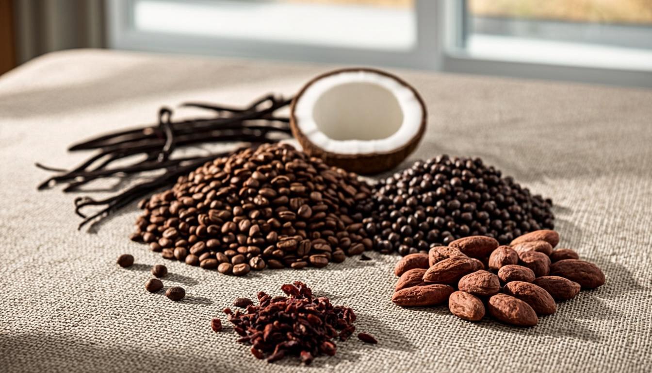 Komoditas agro ekspor Indonesia: kopi, kelapa, lada, vanili, cengkeh, dan kakao